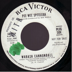 Pee Wee Spitelera Wabash Cannonball / Detour Vinyl 7" USED