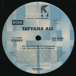 Tatyana Ali Boy You Knock Me Out USED VINYL 12INCH PROMO