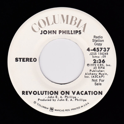 John Phillips Revolution On Vacation Vinyl 7" USED