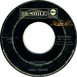 John Phillips Mississippi / April Anne Vinyl 7" USED