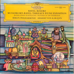 Maurice Ravel / Modest Mussorgsky / Maurice Ravel / Herbert von Karajan / Berliner Philharmoniker Bolero / Pictures At An Exhibition Vinyl LP USED