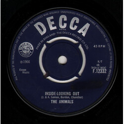 The Animals Inside-Looking Out Vinyl 7" USED