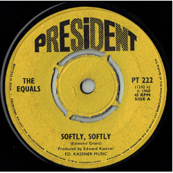 The Equals Softly, Softly USED VINYL 7INCH 45 RPM SINGLE