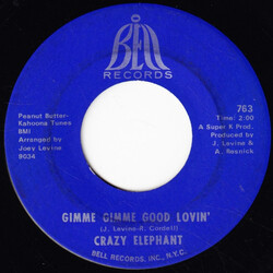 Crazy Elephant Gimme Gimme Good Lovin' / Dark Part Of My Mind USED VINYL 7INCH SINGLE 45 RPM