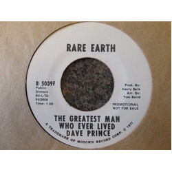 Dave Prince (2) The Greatest Man Who Ever Lived USED VINYL 7INCH 45 RPM PROMO