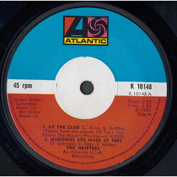 The Drifters At The Club / Memories Are Made Of This / Saturday Night At The Movies Vinyl 7" USED