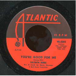 Solomon Burke You're Good For Me USED VINYL 7INCH 45 RPM SINGLE
