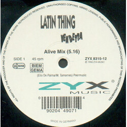 Latin Thing Vendetta USED VINYL 12INCH 45 RPM