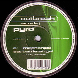 Pyro Mechanize / Battle Angel USED VINYL 12INCH 45 RPM