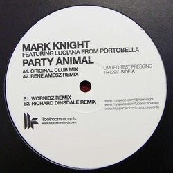 Mark Knight / Luciana Party Animal USED VINYL 12INCH 33 S RPM LIMITED EDITION TEST PRESSING