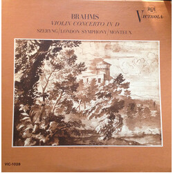 Johannes Brahms / Henryk Szeryng / Pierre Monteux / London Symphony Orchestra Violin Concerto In D Vinyl LP USED