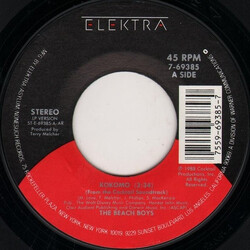 The Beach Boys / Little Richard Kokomo / Tutti Frutti USED VINYL 7INCH 45 RPM SINGLE STYRENE