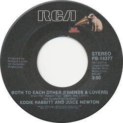 Eddie Rabbitt / Juice Newton Both To Each Other (Friends & Lovers) USED VINYL 7INCH 45 RPM SINGLE