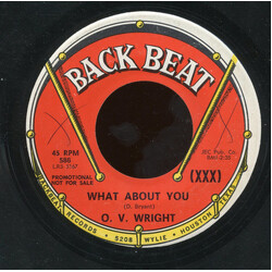 O.V. Wright What About You USED VINYL 7INCH 45 RPM PROMO