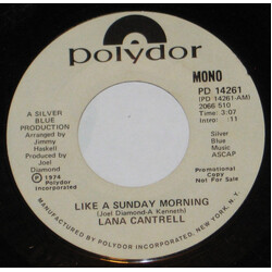 Lana Cantrell Like A Sunday Morning USED VINYL 7INCH 45 RPM SINGLE PROMO STEREO MONO
