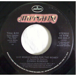 Donna Summer She Works Hard For The Money / Unconditional Love Vinyl 7" USED