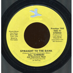 Bill Summers & Summers Heat Straight To The Bank USED VINYL 7INCH 45 RPM STYRENE