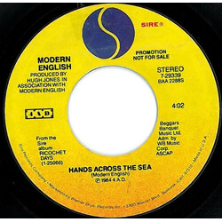 Modern English Hands Across The Sea USED VINYL 7INCH SINGLE PROMO STYRENE