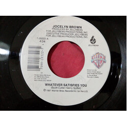 Jocelyn Brown Whatever Satisfies You / Caught In The Act USED VINYL 7INCH 45 RPM STEREO