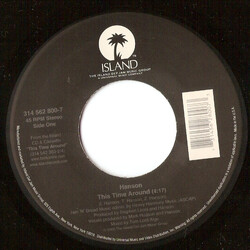 Hanson This Time Around / If Only USED VINYL 7INCH 45 RPM SINGLE