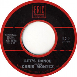 Chris Montez Let's Dance / Some Kinda Fun USED VINYL 7INCH SINGLE REISSUE
