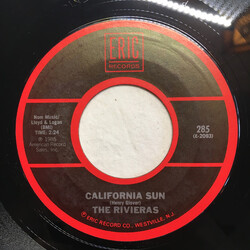 The Rivieras California Sun / Let's Have A Party USED VINYL 7INCH 45 RPM SINGLE STYRENE MONO