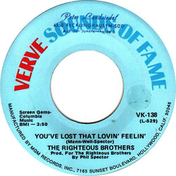 The Righteous Brothers You've Lost That Lovin' Feelin' / Georgia On My Mind Vinyl 7" USED