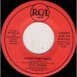 Jo-El Sonnier Rainin' In My Heart / Baby Hold On USED VINYL 7INCH SINGLE 45 RPM