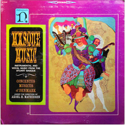 Concentus Musicus Of Denmark / Aksel H. Mathiesen Masque Music - Instrumental And Vocal Music From The Stuart Masque Vinyl LP USED