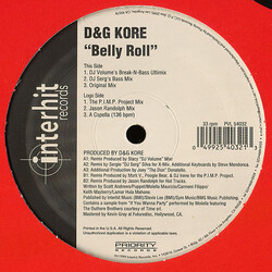 D & G Kore Belly Roll USED VINYL 12INCH 33 S RPM