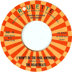 The Heartbeats I Won't Be The Fool Anymore / Everybody Is Somebody's Fool USED VINYL 7INCH 45 RPM SINGLE REISSUE STYRENE