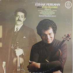 Fritz Kreisler / Itzhak Perlman Itzhak Perlman Plays Fritz Kreisler, Album 2 Vinyl LP USED