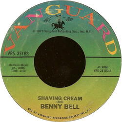 Benny Bell Shaving Cream VINYL 7" USED