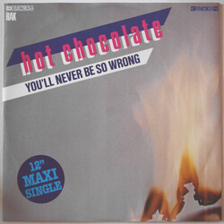 Hot Chocolate You'll Never Be So Wrong USED VINYL 12INCH MAXI-SINGLE 45 RPM