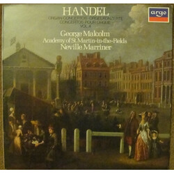 Georg Friedrich Händel / George Malcolm / Sir Neville Marriner HANDEL Organ Concertos Vol. 4 Vinyl LP USED