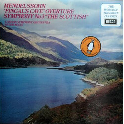 Felix Mendelssohn-Bartholdy / The London Symphony Orchestra / Peter Maag "Fingals Cave" - Overture, Symphony No.3 "The Scottish" Vinyl LP USED