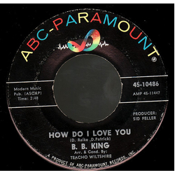 B.B. King How Do I Love You / Slowly Losing My Mind Vinyl 7" USED
