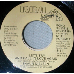 Shaun Nielsen Lets Try And Fall In Love Again USED VINYL 7INCH 45 RPM PROMO