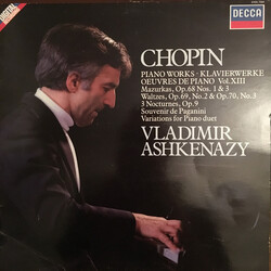 Frédéric Chopin / Vladimir Ashkenazy Piano Works Vol. XIII Vinyl LP USED