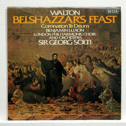 Benjamin Luxon / The London Philharmonic Orchestra / Georg Solti Sir William Walton: Coronation Te Deum / Belshazzar's Feast Vinyl LP USED