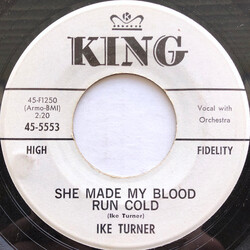 Ike Turner She Made My Blood Run Cold / (Do You Think That I Should Change) The Big Question USED VINYL 7INCH 45 RPM SINGLE PROMO