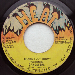 Chicago Gangsters Shake Your Body USED VINYL 7INCH 45 RPM STEREO
