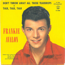 Frankie Avalon Don't Throw Away All Those Teardrops / Talk, Talk, Talk USED VINYL 7INCH 45 RPM SINGLE