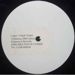 Lagos Technocat 2000 USED VINYL 12INCH WHITE LABEL