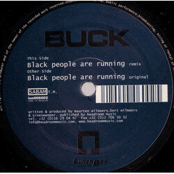 Buck (10) Black People Are Running Vinyl 12" USED