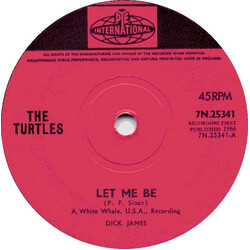 The Turtles Let Me Be USED VINYL 7INCH 45 RPM
