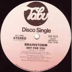 Brainstorm (5) Hot For You VINYL 12" USED