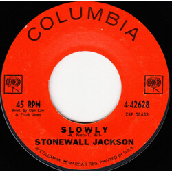 Stonewall Jackson Slowly / Can't Hang Up The Phone USED VINYL 7INCH 45 RPM SINGLE