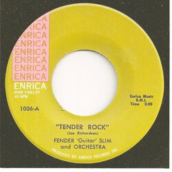 Fender Guitar Slim Tender Rock USED VINYL 7INCH 45 RPM SINGLE