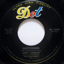 Leroy Van Dyke Auctioneer USED VINYL 7INCH 45 RPM SINGLE